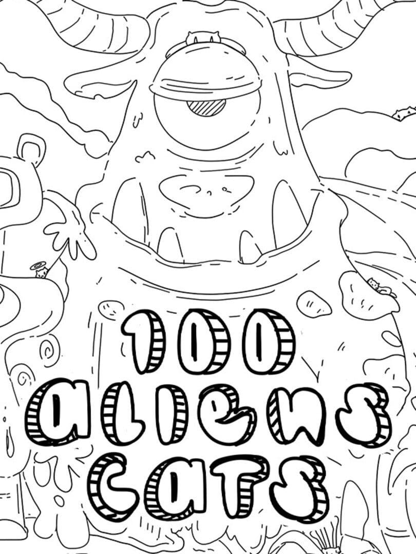 Portada de 100 Aliens Cats