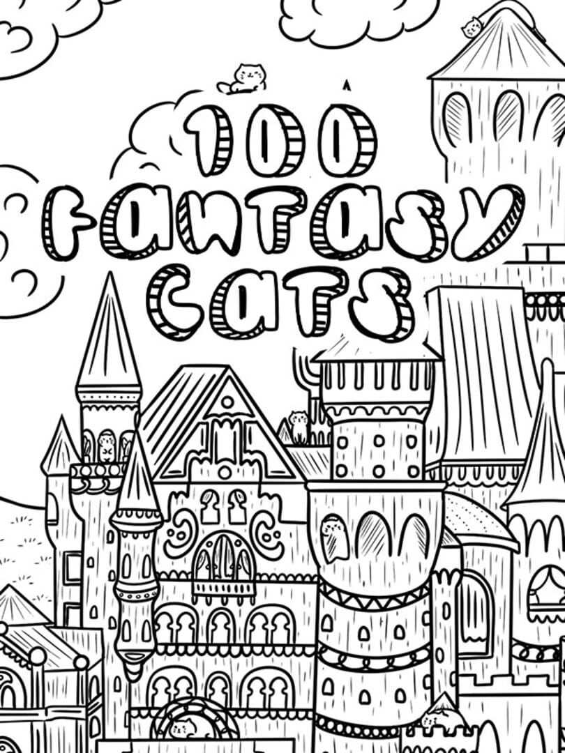 Capa de 100 Fantasy Cats