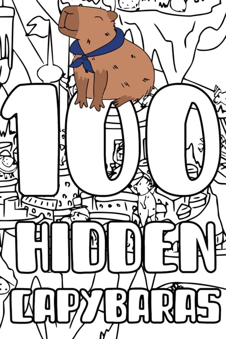 100 Hidden Capybaras カバー