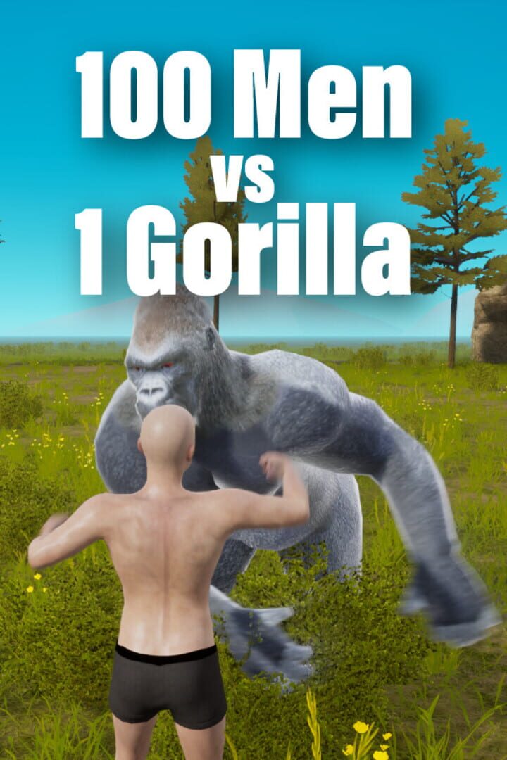 Capa de 100 Men vs 1 Gorilla