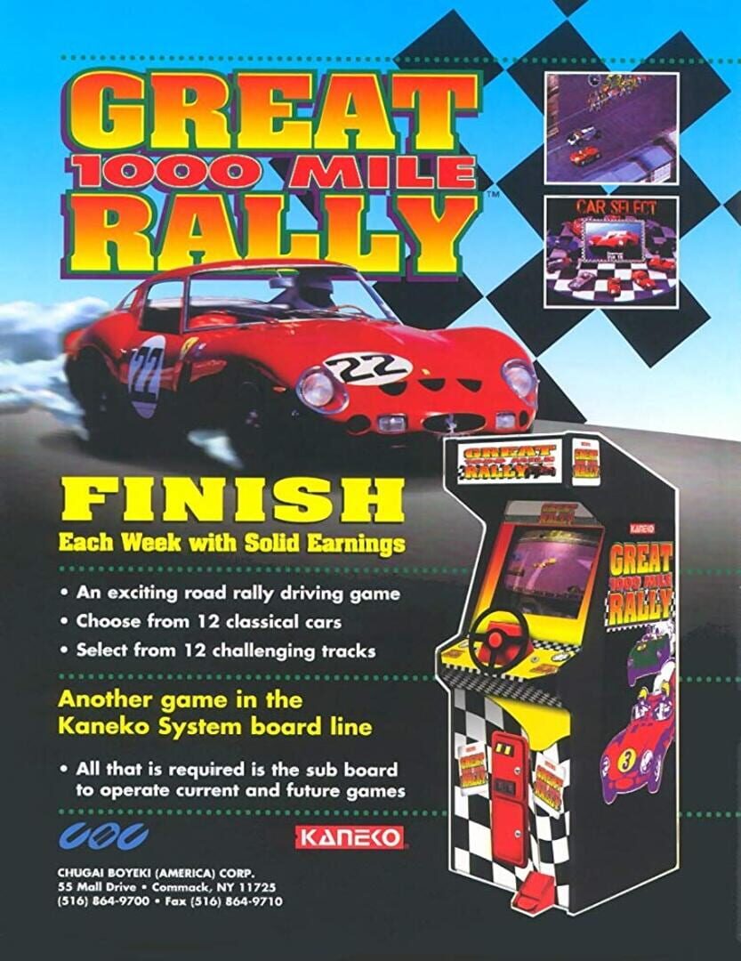 1000 Miglia: Great 1000 Miles Rally Kapağı
