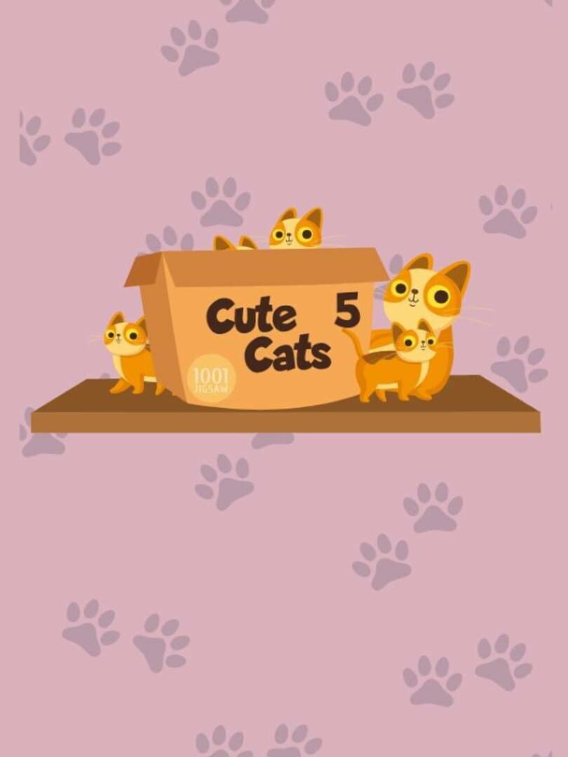 1001 Jigsaw: Cute Cats 5 カバー
