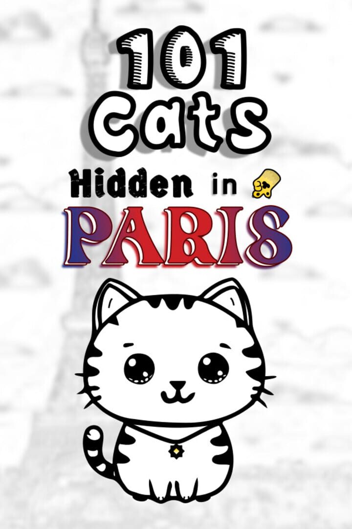 101 Cats Hidden in Paris Kapağı