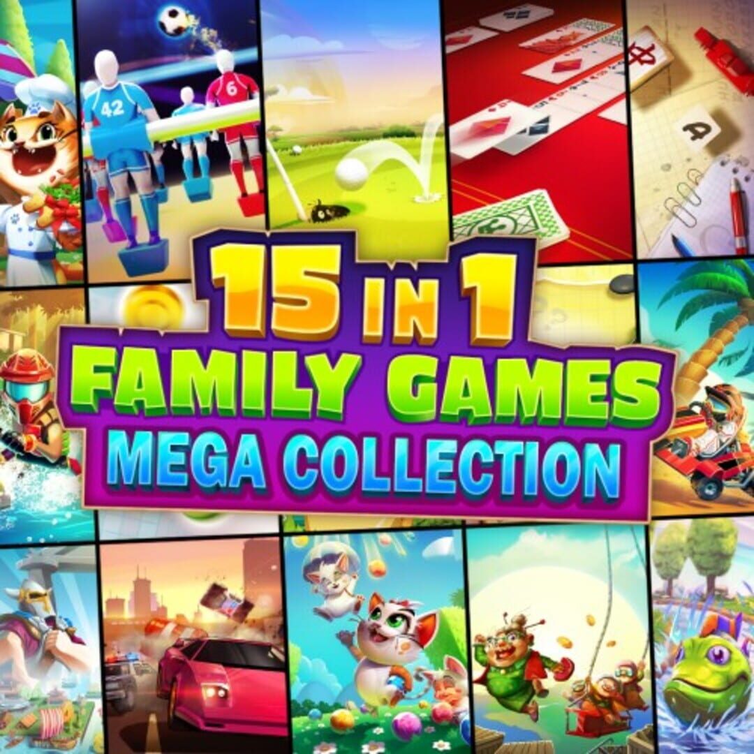 Portada de 15 in 1 Family Games Mega Collection