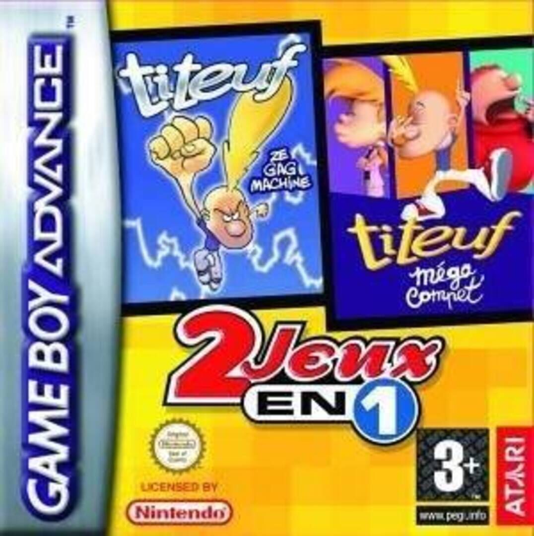 Couverture de 2 jeux en 1 I Titeuf: Ze Gag Machine + Titeuf: Méga-Compet'