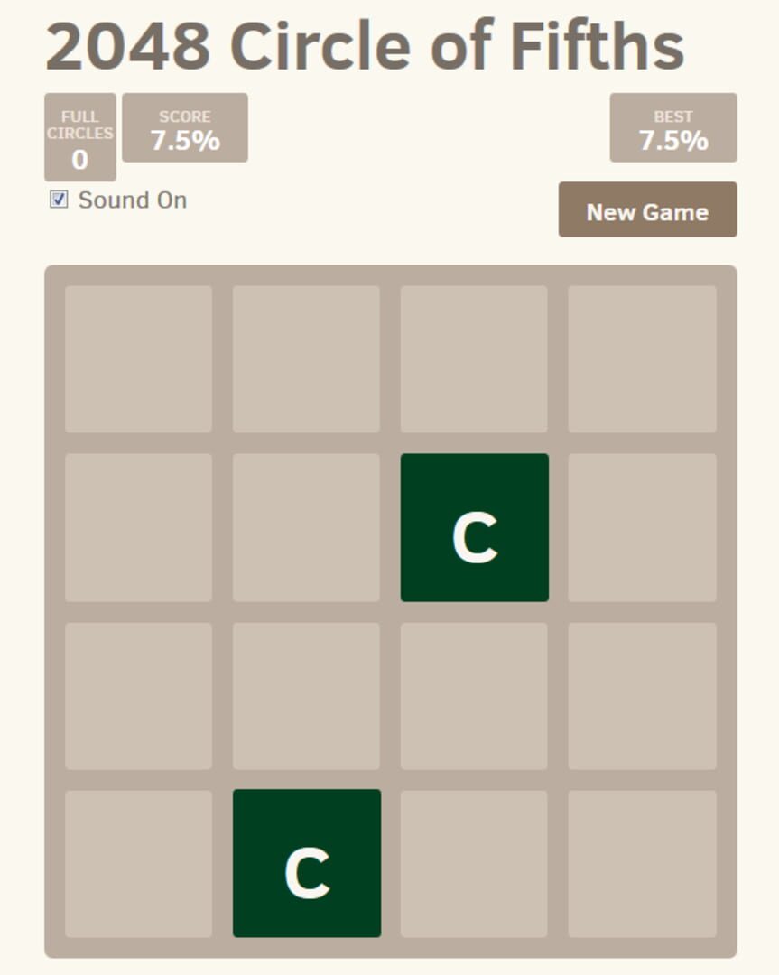 Copertina di 2048 Infinite: The Circle of Fifths