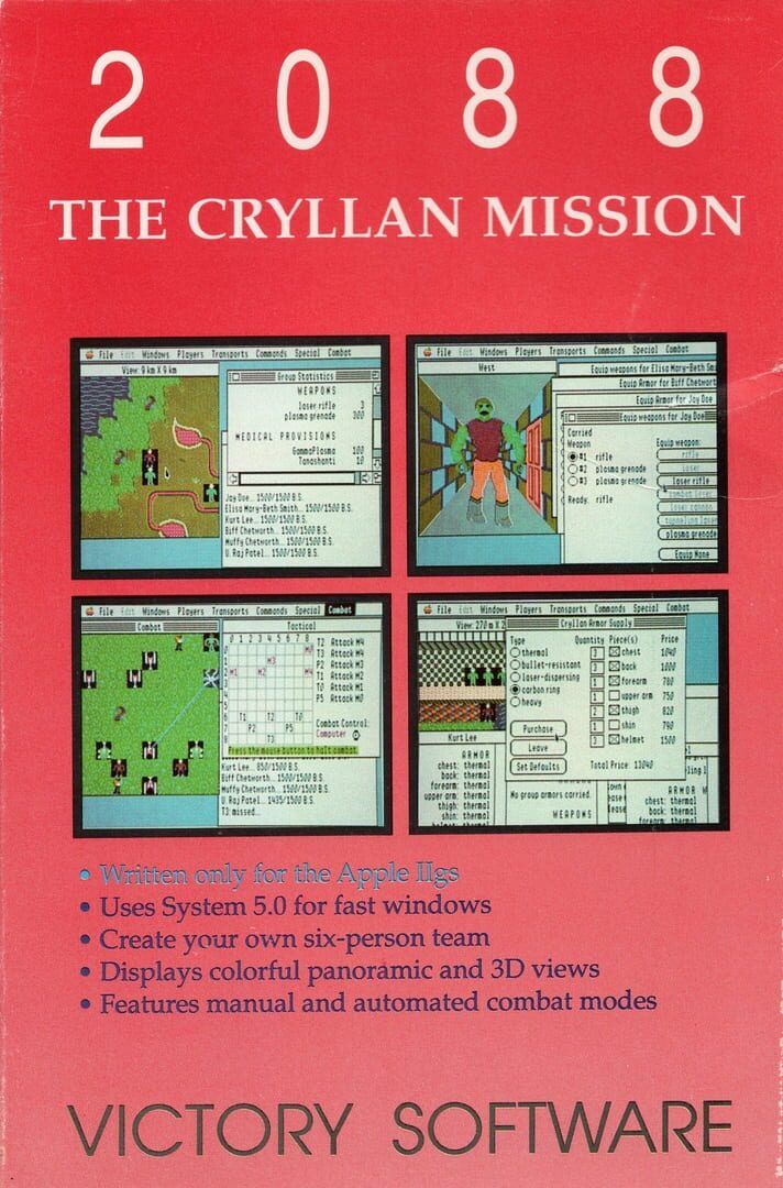 2088: The Cryllan Mission 커버