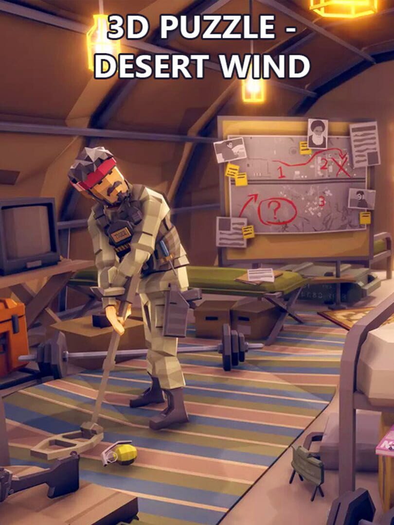 Copertina di 3D Puzzle: Desert Wind