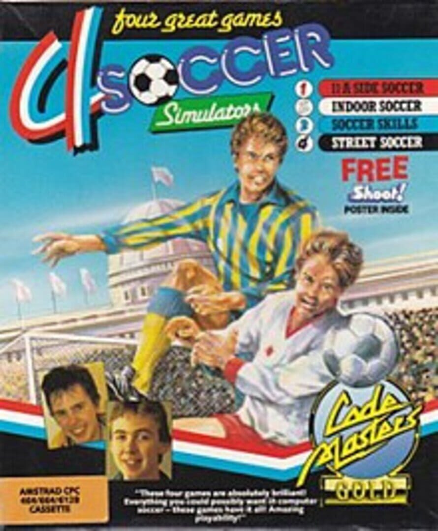 Copertina di 4 Soccer Simulators