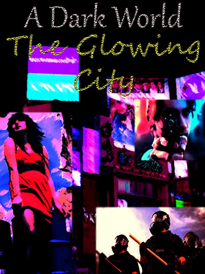 Capa de A Dark World: The Glowing City