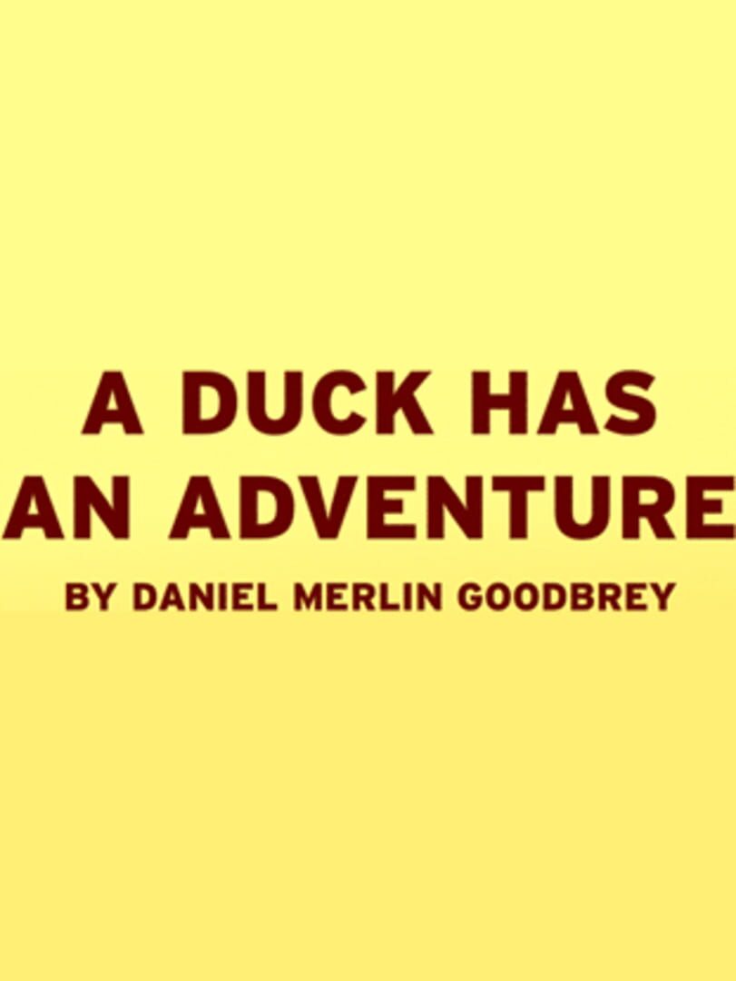 Couverture de A Duck Has An Adventure