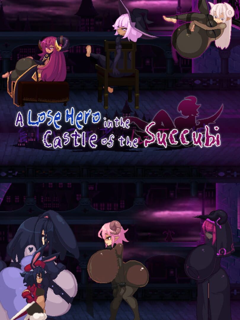 Capa de A Lose Hero in the Castle of the Succubi