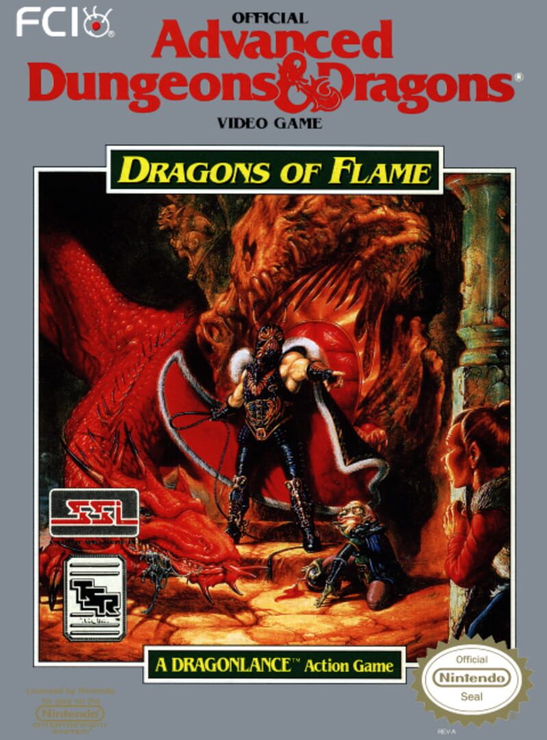 Advanced Dungeons & Dragons: Dragons of flame Kapağı