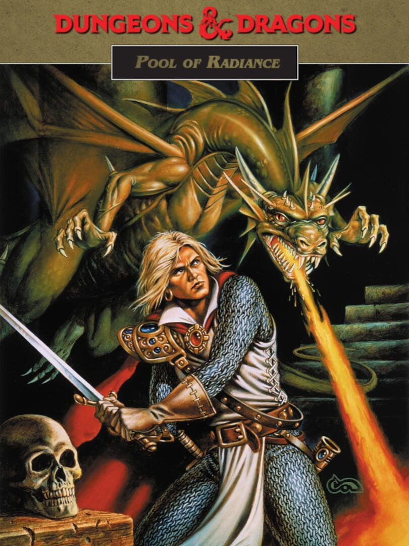 Capa de Advanced Dungeons & Dragons: Pool of Radiance