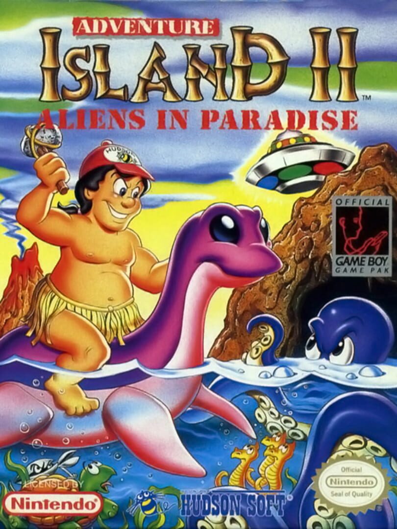 Copertina di Adventure Island II: Aliens in Paradise