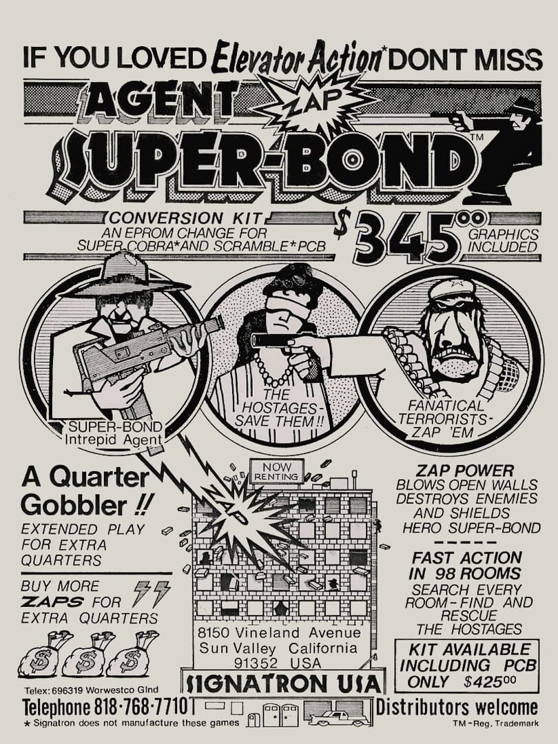 Capa de Agent Super Bond