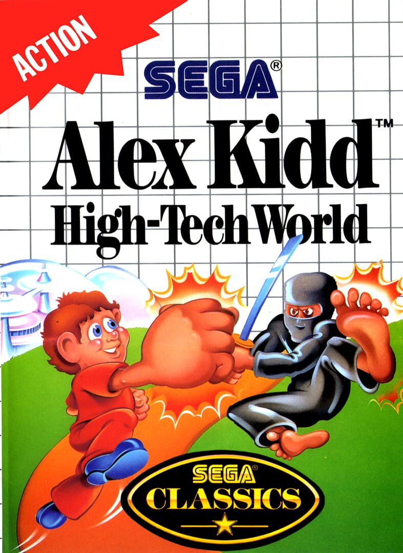 Copertina di Alex Kidd: High-Tech World