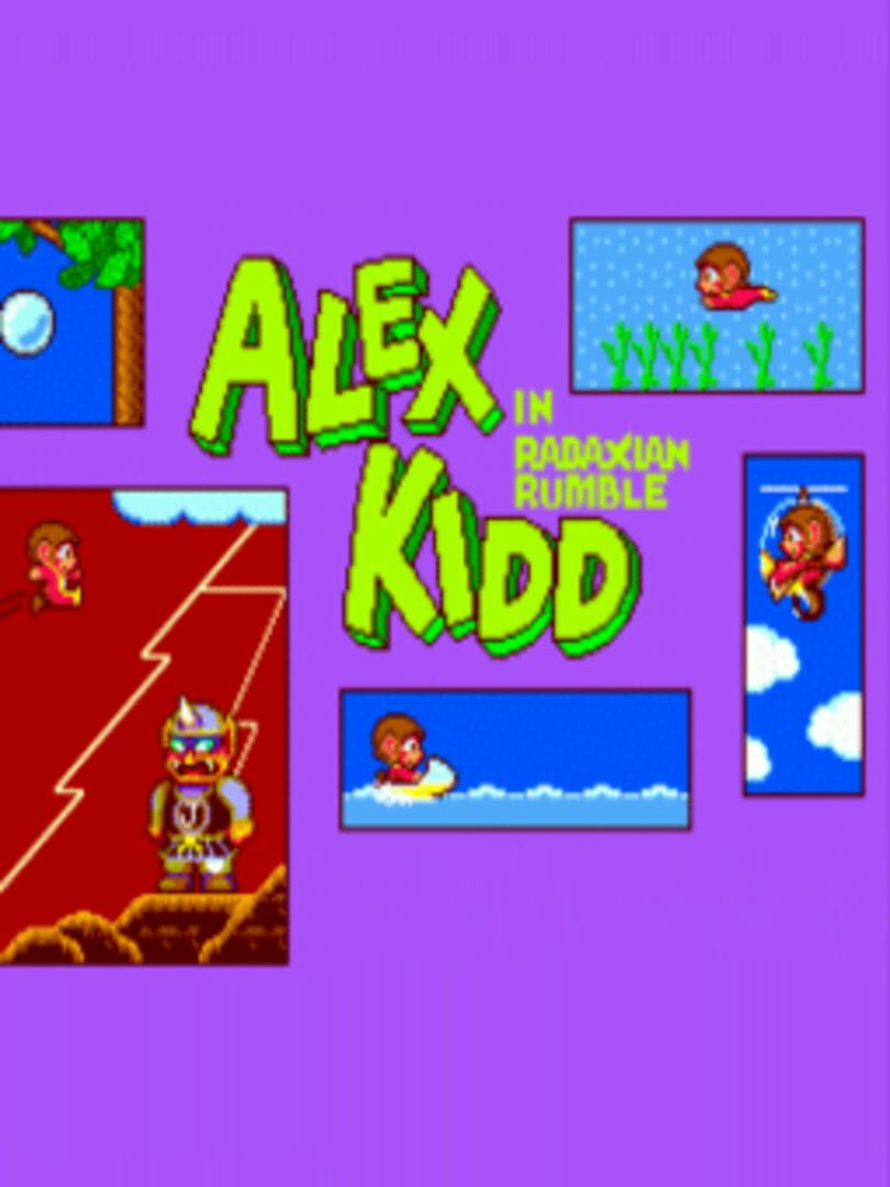 Alex Kidd in Radaxian Rumble 커버
