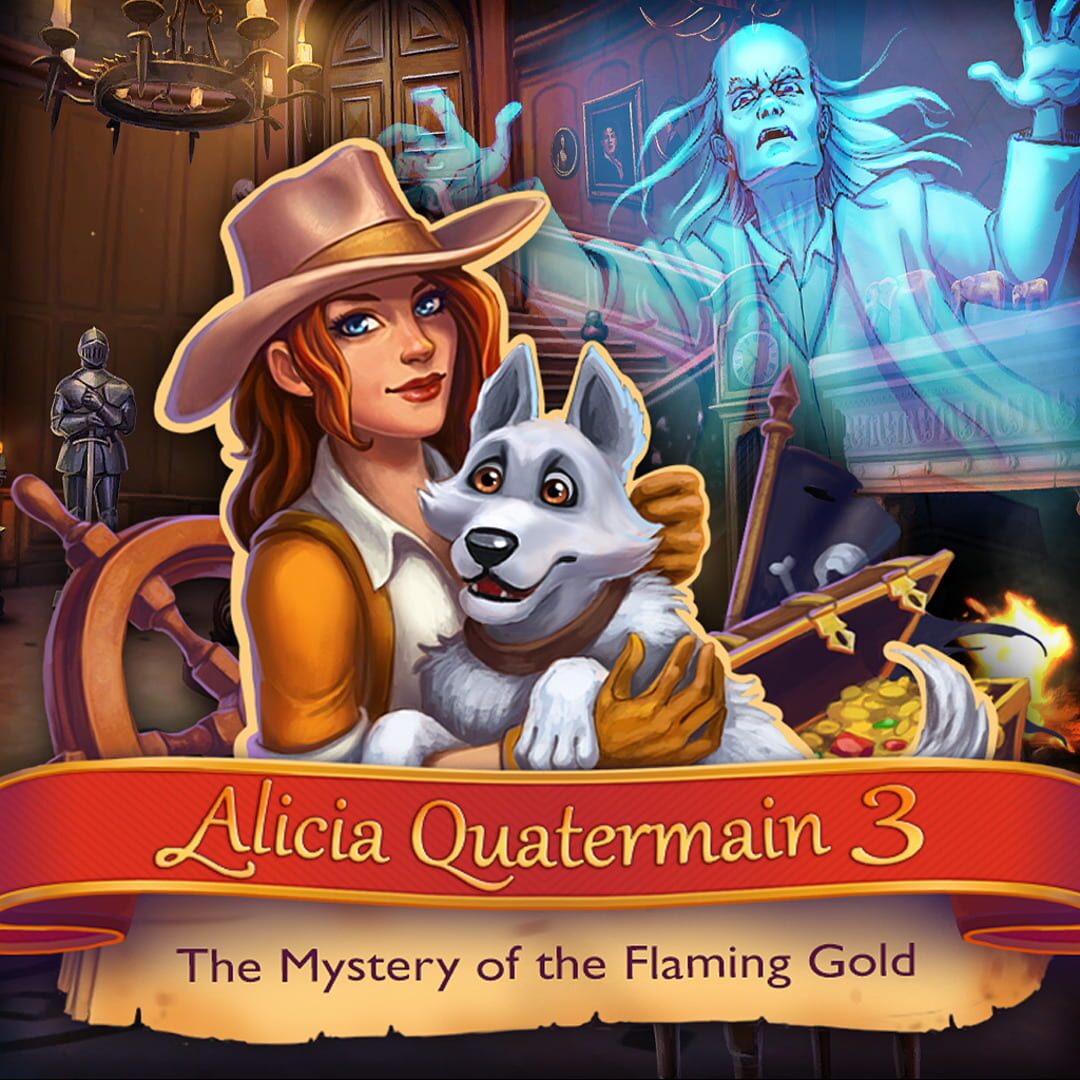 Alicia Quatermain 3: The Mystery of the Flaming Gold Cover