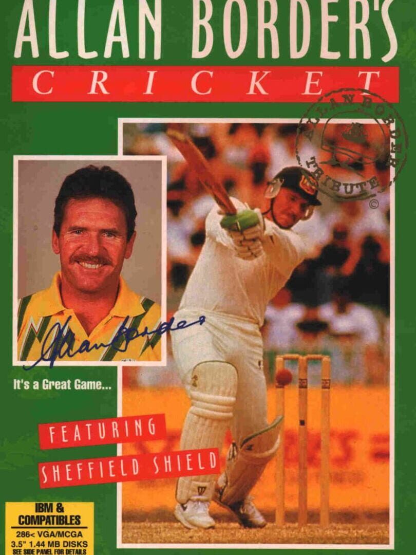 Portada de Allan Border's Cricket