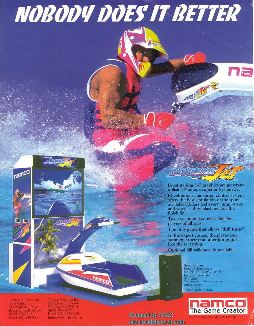 Copertina di Aqua Jet