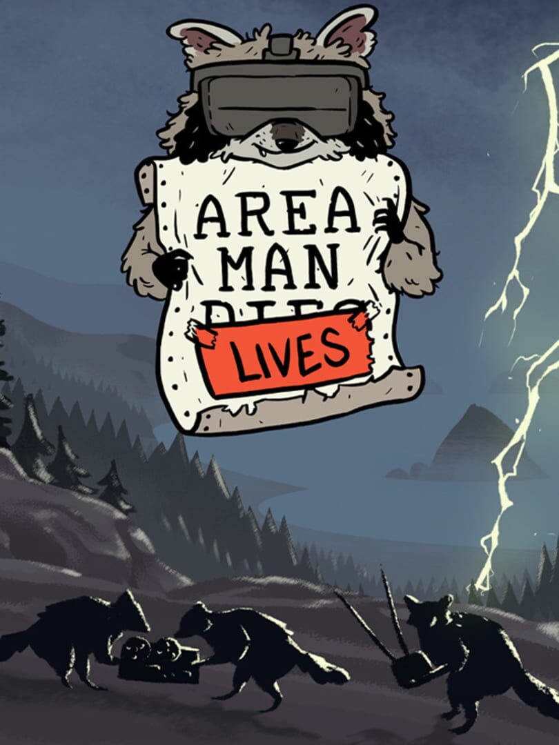Capa de Area Man Lives