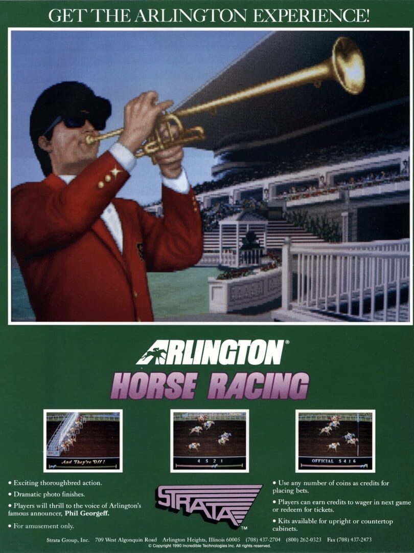 Copertina di Arlington Horse Racing