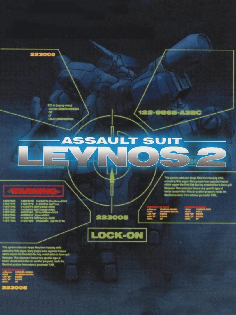 Assault Suit Leynos 2 Kapağı