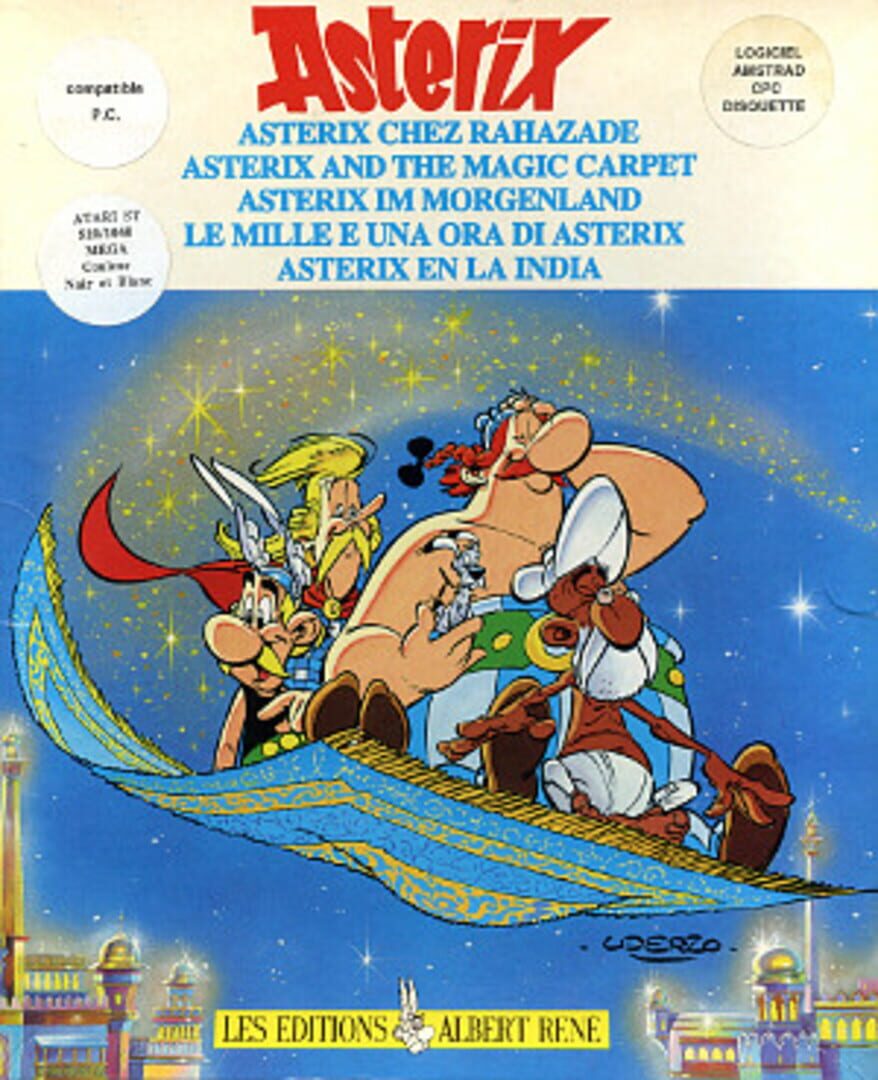 Copertina di Asterix and the Magic Carpet