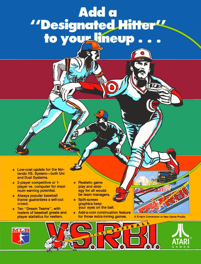 Atari R.B.I. Baseball Cover