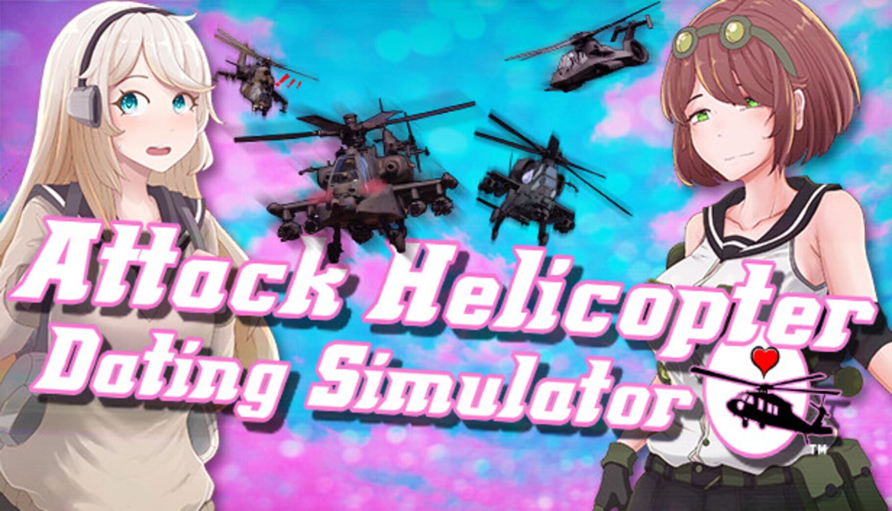 Capa de Attack Helicopter Dating Simulator