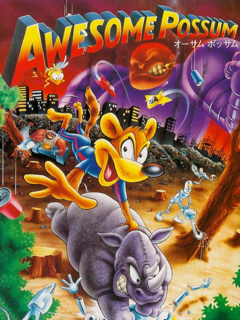 Capa de Awesome Possum Kicks Dr. Machino's Butt