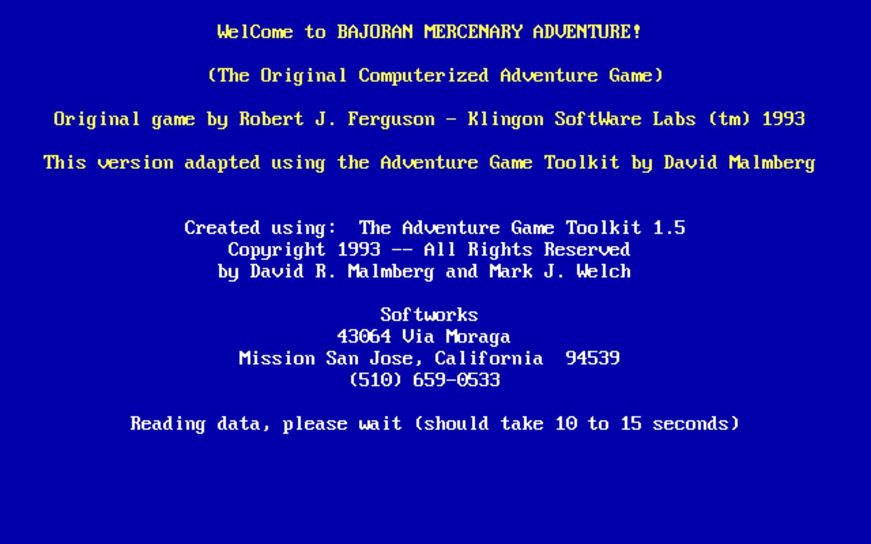 Bajoran Mercenary Adventure! Kapağı