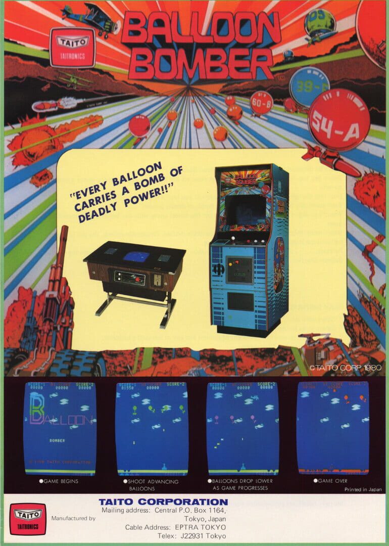 Portada de Balloon Bomber