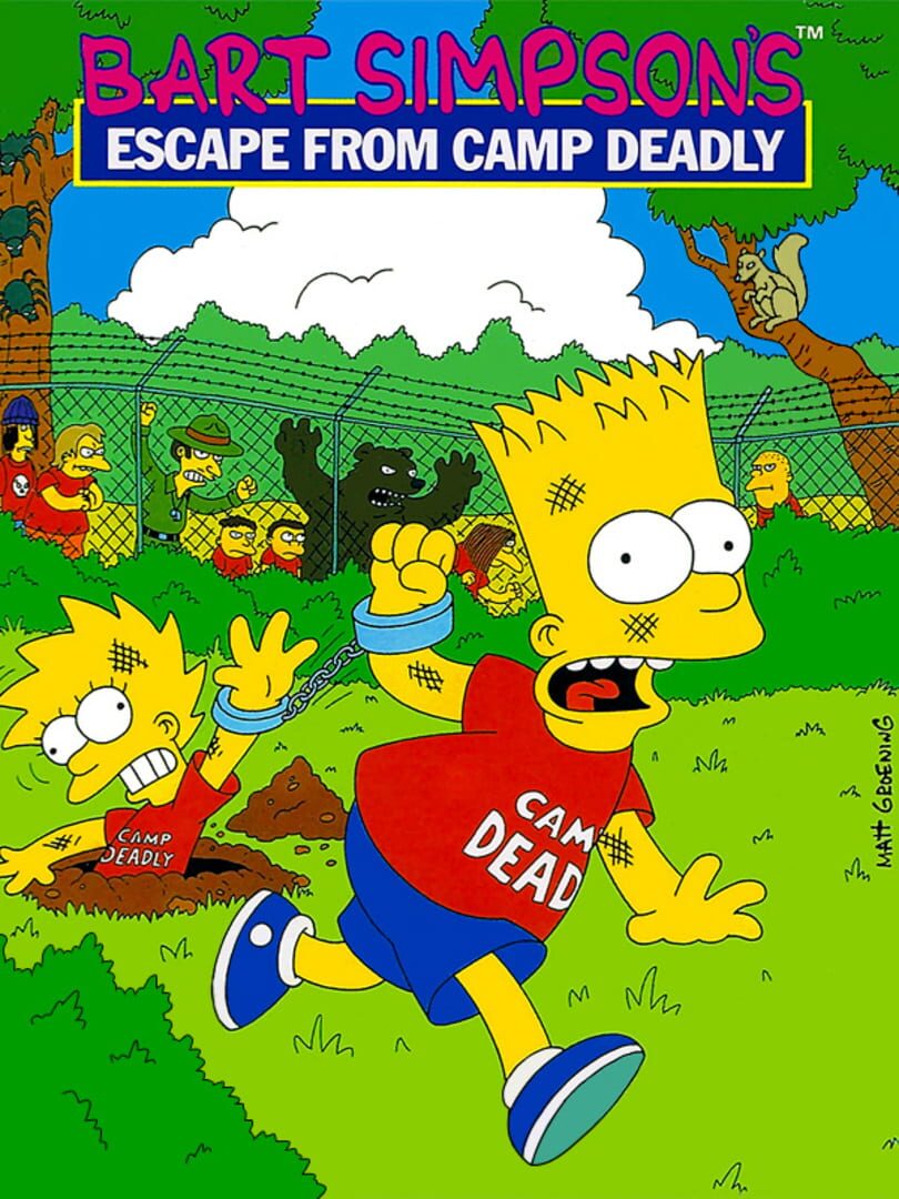 Capa de Bart Simpson's Escape from Camp Deadly