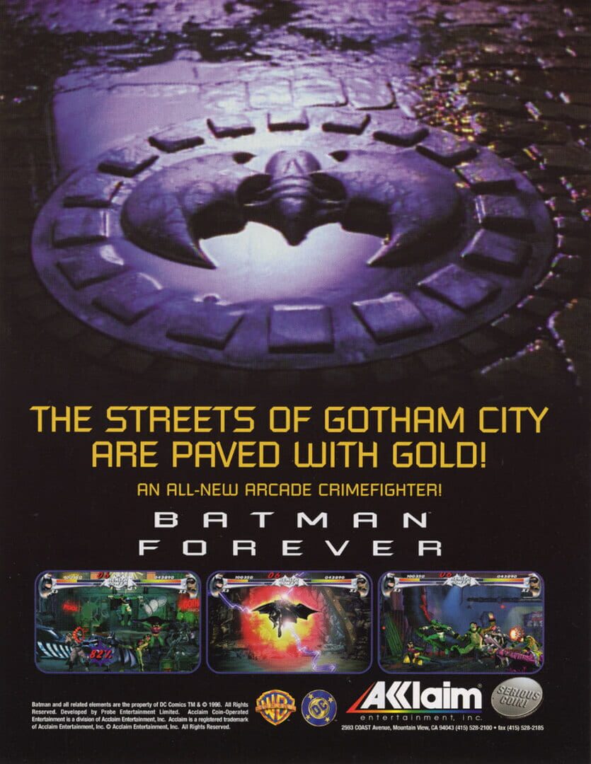 Copertina di Batman Forever: The Arcade Game