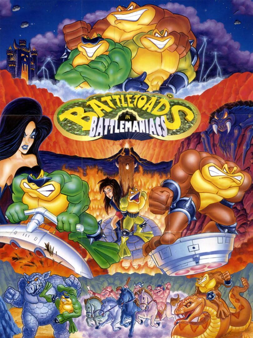 Battletoads In Battlemaniacs 커버
