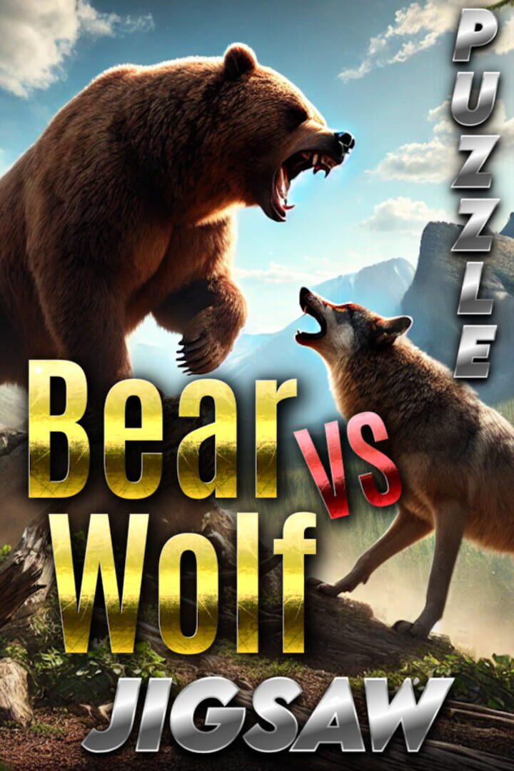Couverture de Bear vs. Wolf Jigsaw Puzzle