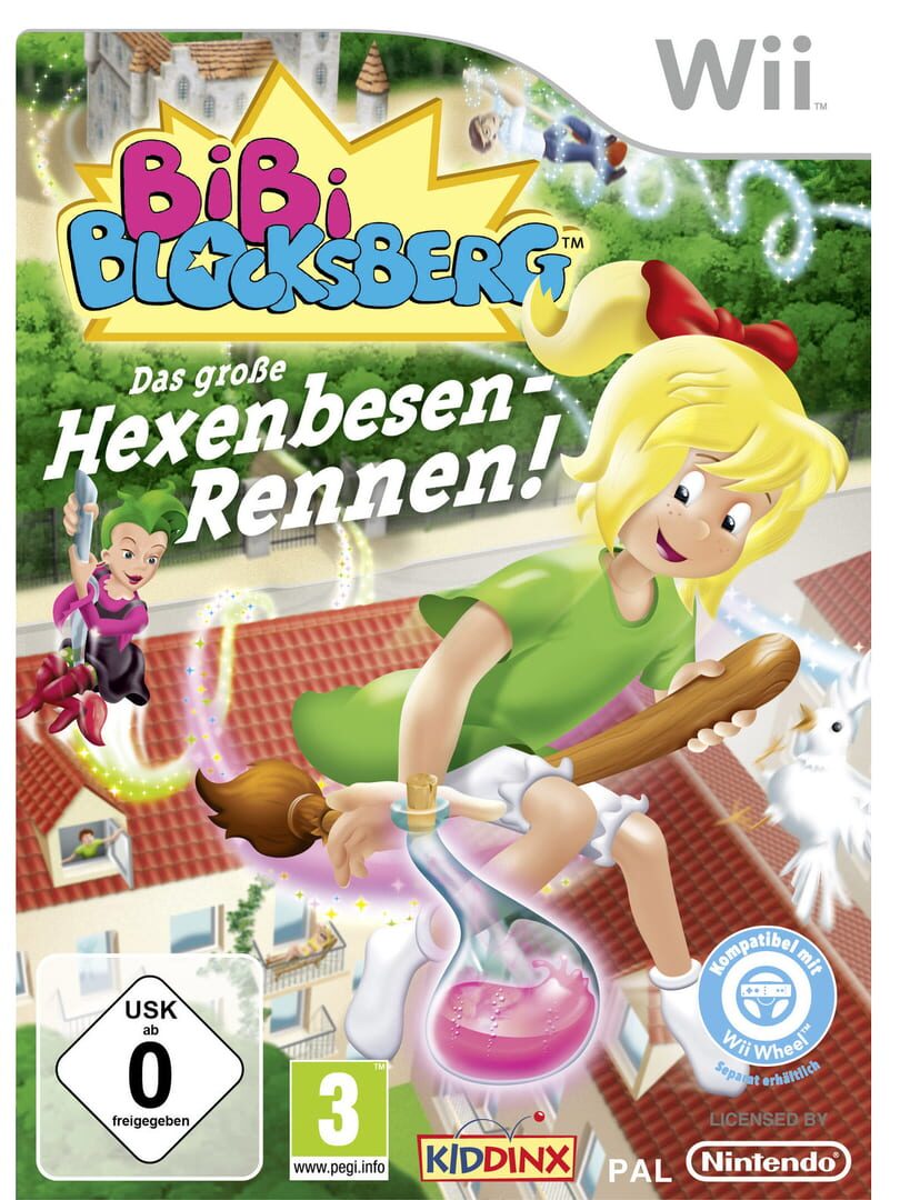 Couverture de Bibi Blocksberg: Das große Hexenbesen-Rennen!