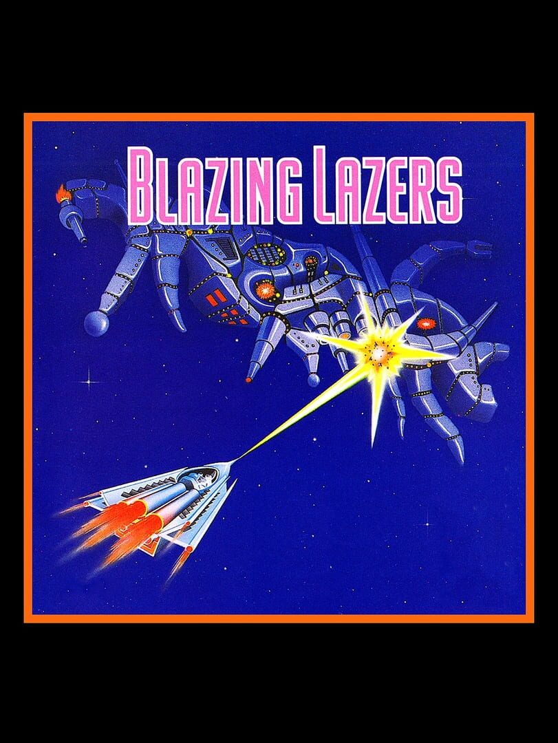 Copertina di Blazing Lazers