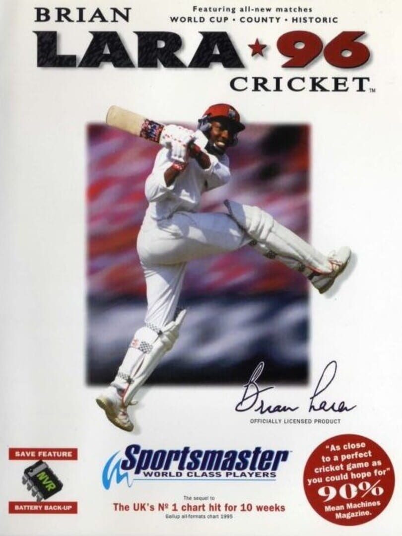 Portada de Brian Lara Cricket '96