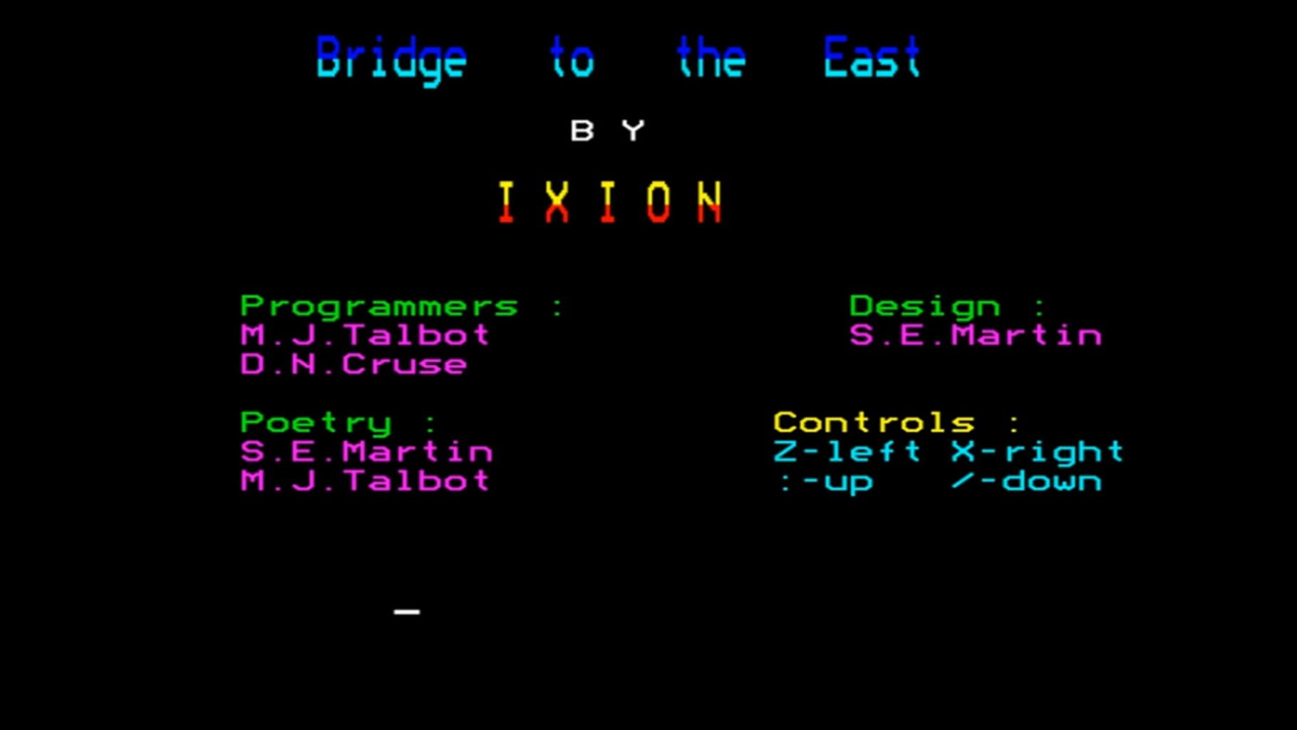 Portada de Bridge to the East