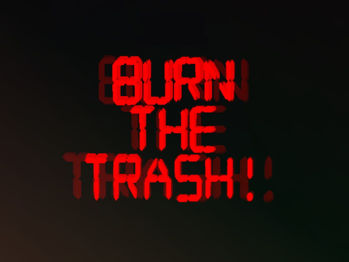 Burn the Trash! Cover