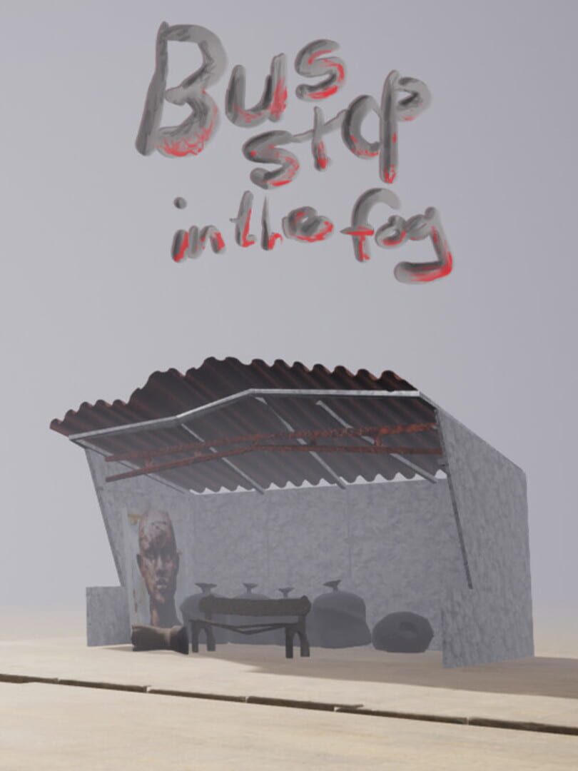 Bus stop in the fog カバー
