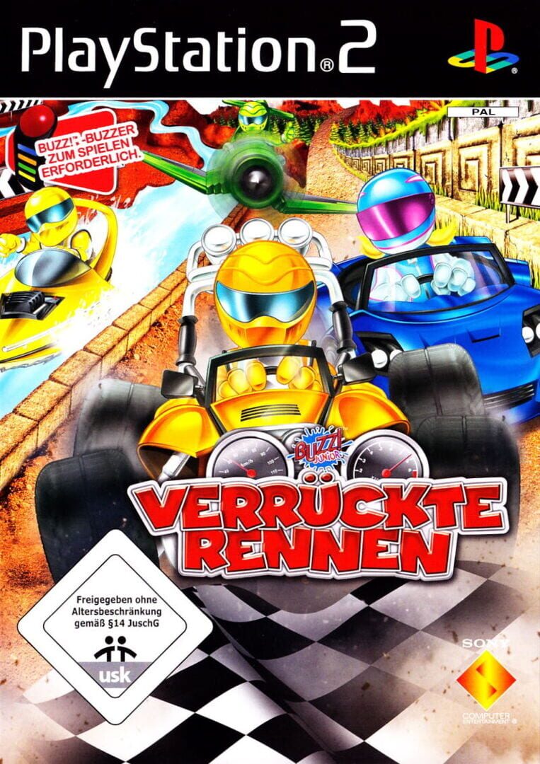 Portada de Buzz! Junior Ace Racers