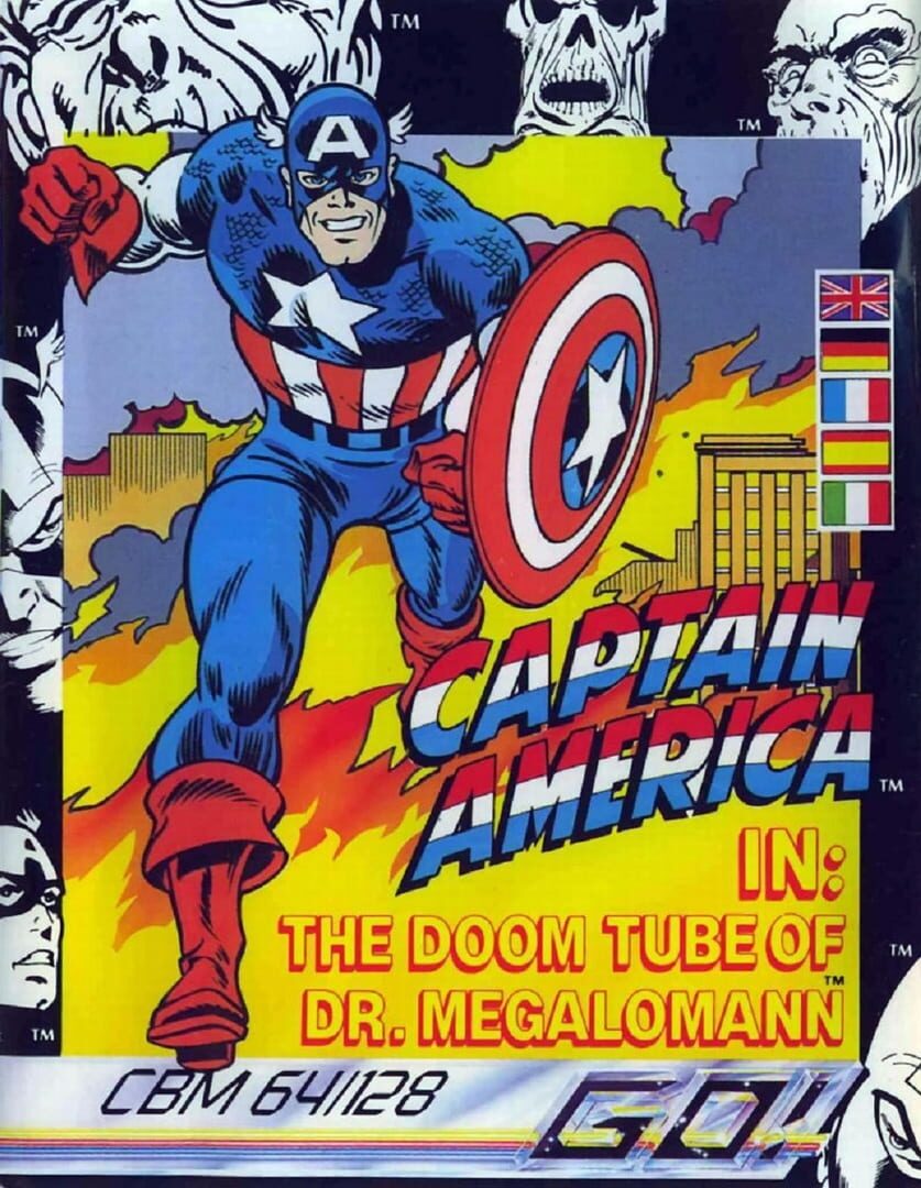 Couverture de Captain America in: The Doom Tube of Dr. Megalomann