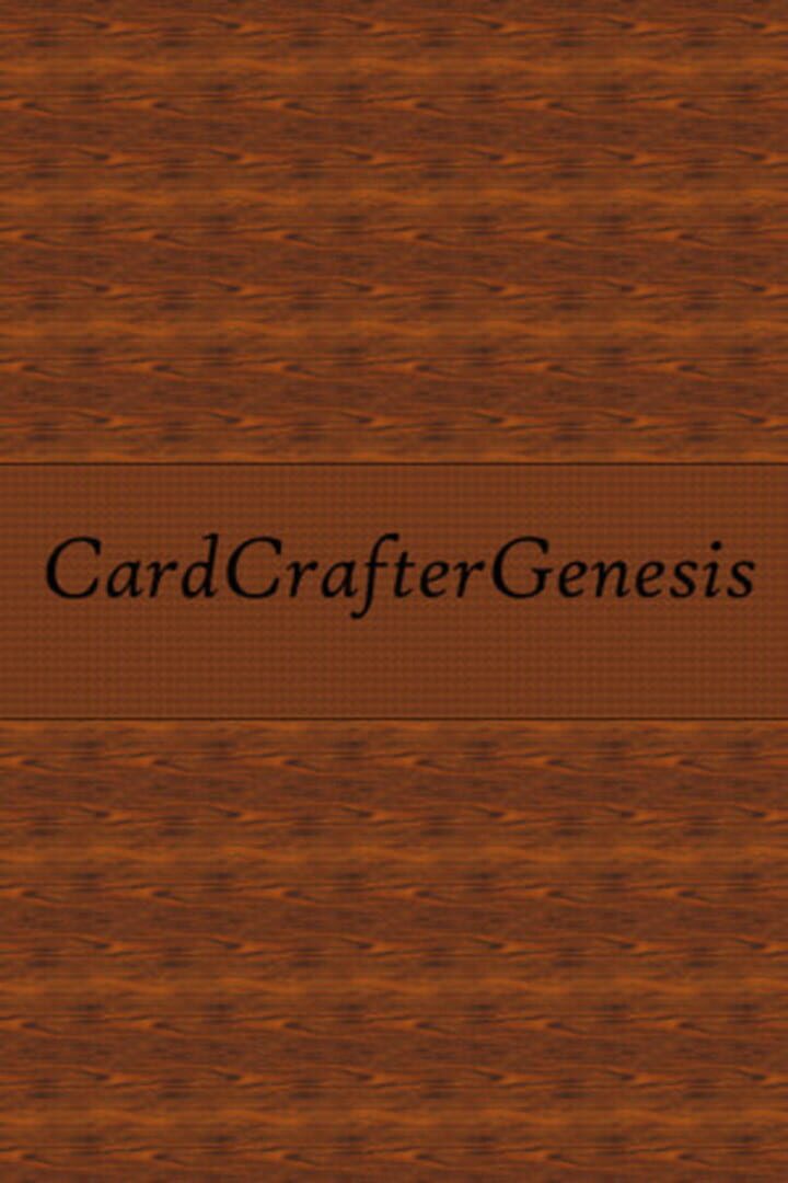 Couverture de Card Crafter Genesis