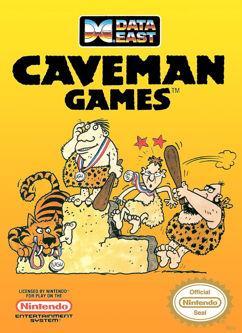 Portada de Caveman Games