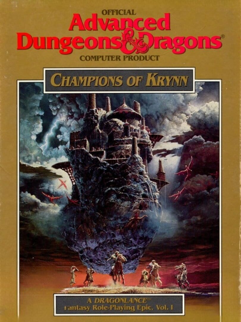 Copertina di Champions of Krynn