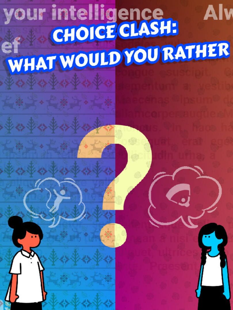 Choice Clash: What Would You Rather? カバー